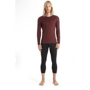 Ice Breaker Men's Merino 200 Oasis 3/4 Thermal Leggings XXL Black NWT $98